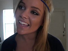 Truly cute college-aged blond acquires drilled